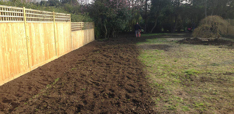 Rotovating - Taplow Turfing & Landscaping, Thames Vally