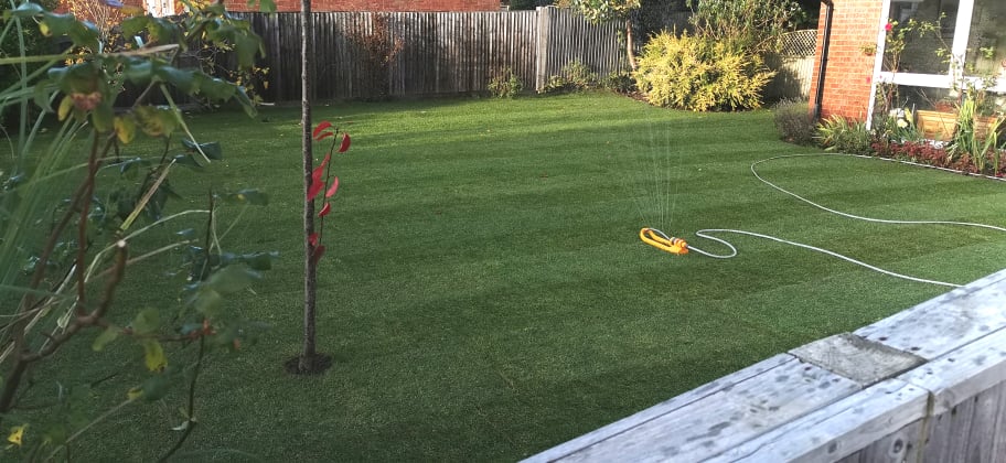 Complete garden returfing, Buckinghamshire